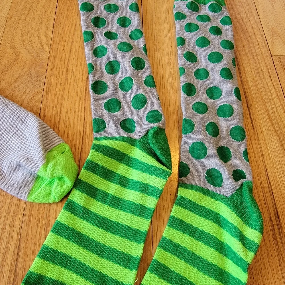 4 Pairs of St. Patrick's Day Socks - Festive Fun Tube Socks